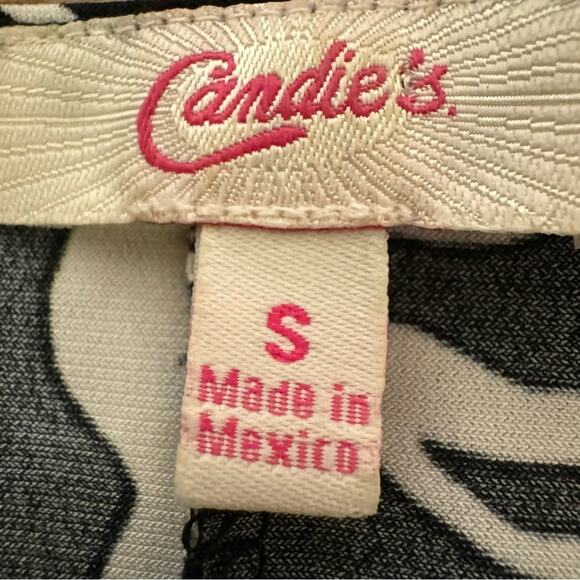 Candies black white jersey sleeveless fit & flare midi dress size small S
 b31 - Picture 2 of 5